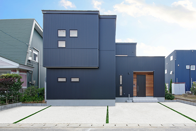 ハーバーハウスの新築 家づくり 事例「無垢でつくるブラック＆ウォールナットの家」(ORGA)