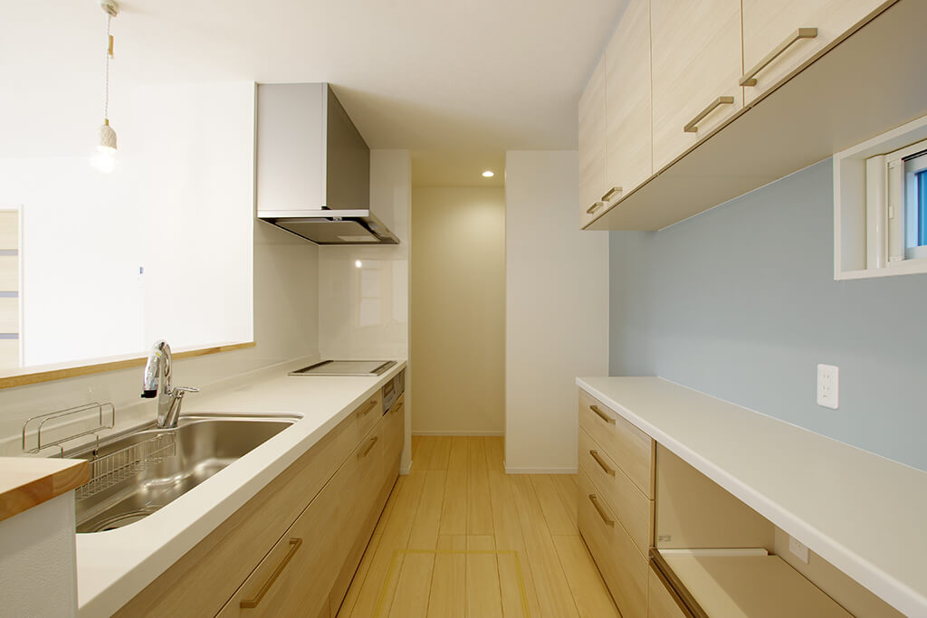 ハーバーハウスの新築 家づくり 事例「21.1帖のLDK＆家事ラク動線で、広々暮らしやすい家」