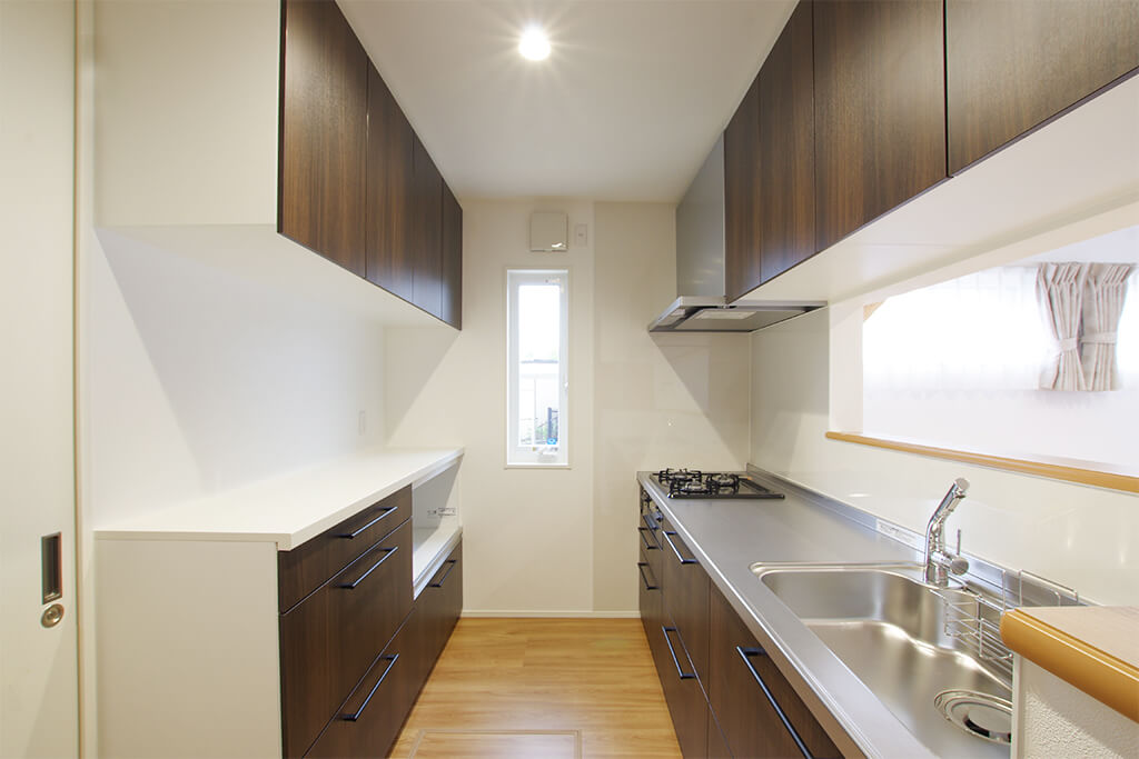 ハーバーハウスの新築 家づくり 事例「家事室付き！平屋づくりにも参考になる1階完結型の家」